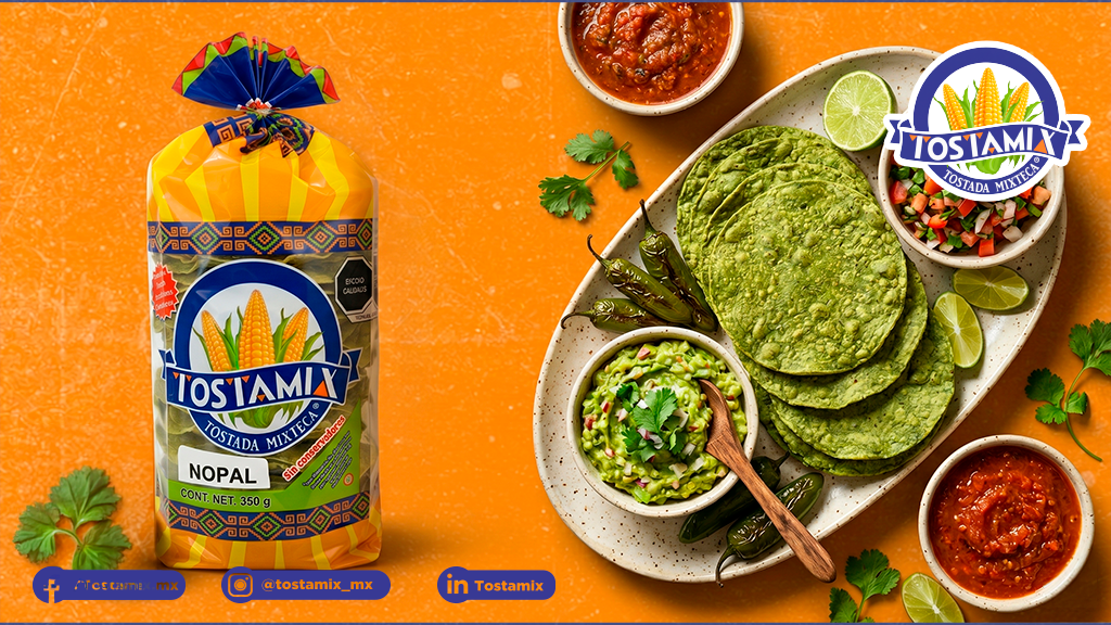 Tostadas de nopal: tradición, sabor y bienestar