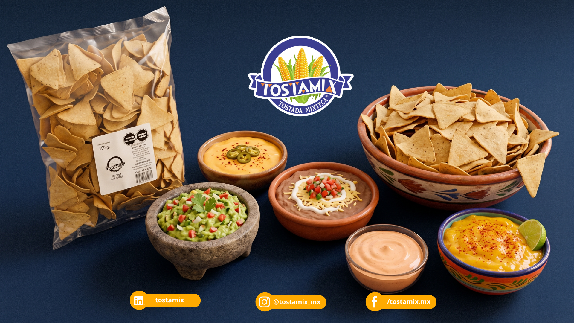 5 dips que combinan perfecto con los Totopos Tostamix