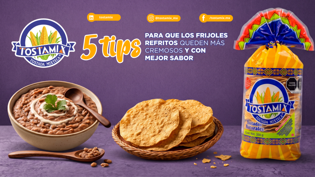 5 tips para que los frijoles refritos queden más cremosos y con mejor sabor